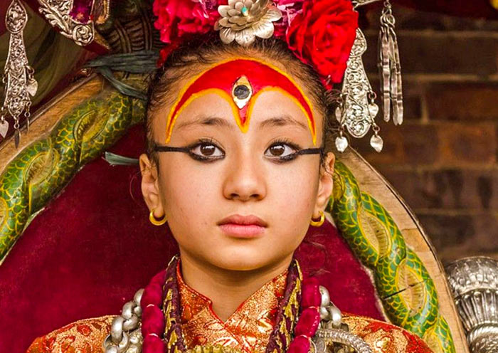 尼泊爾庫瑪麗女神