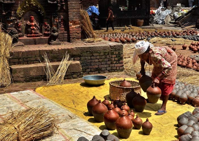 尼泊爾陶器廣場